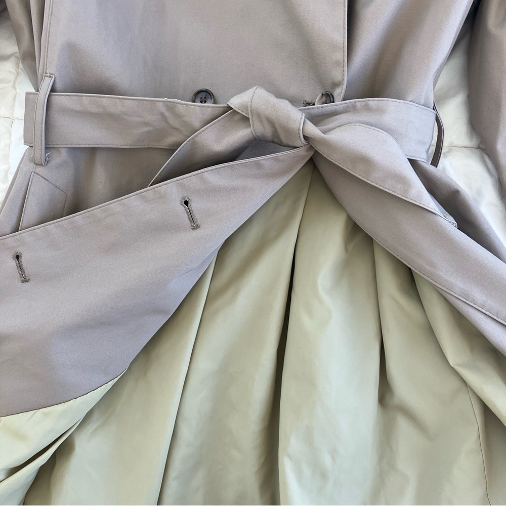 Vintage London Fog Maincoats Classic Trench Sz 14 - Picture 2 of 8